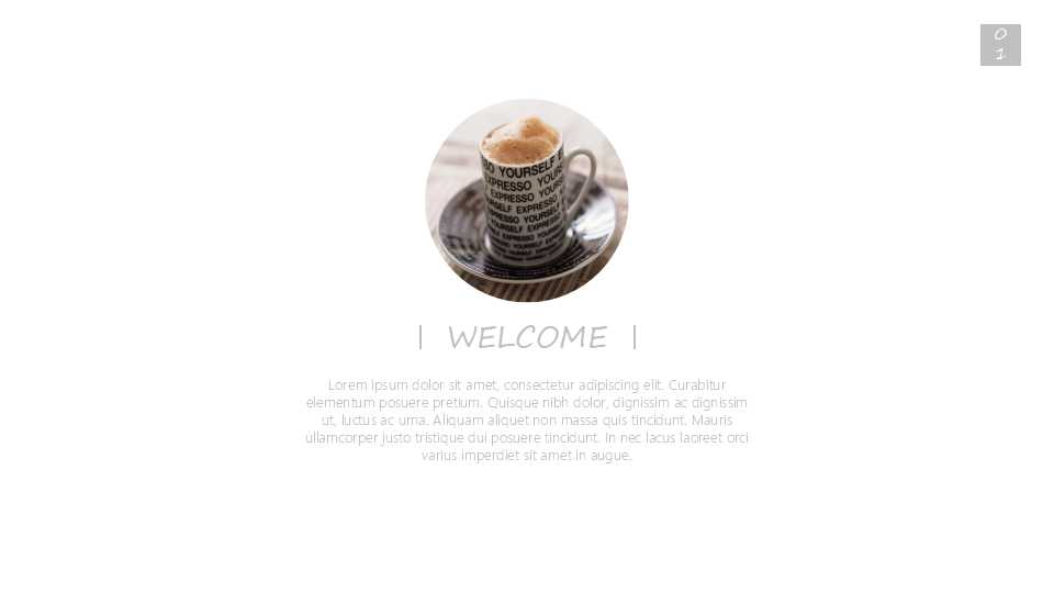 蓝色水彩时尚商务欧美风ppt模板