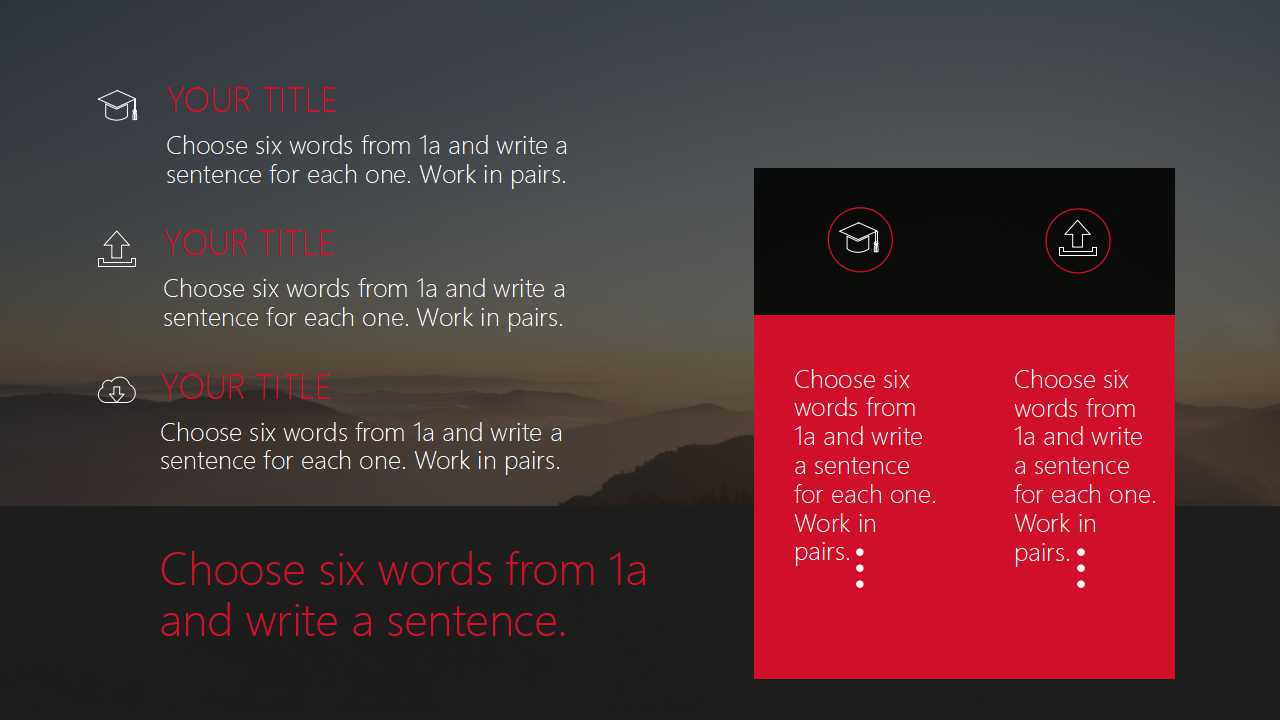 欧美风古典简洁PPT模板