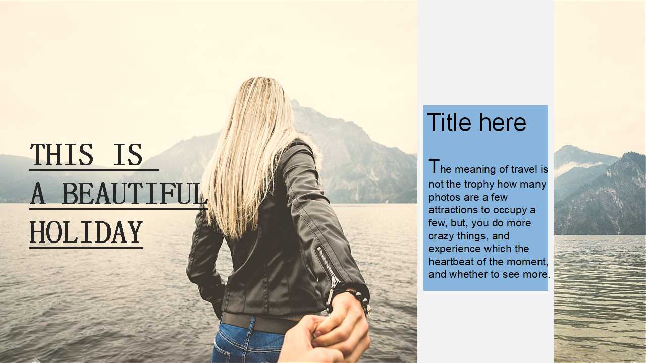 清新唯美欧美风工作总结汇报ppt模板