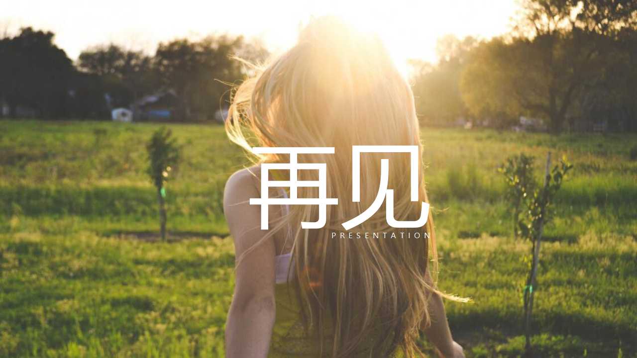 创意欧美风时尚商务汇报ppt模板