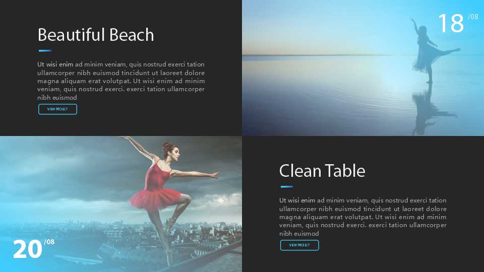 欧美人物时尚简约项目宣传产品推广ppt模板