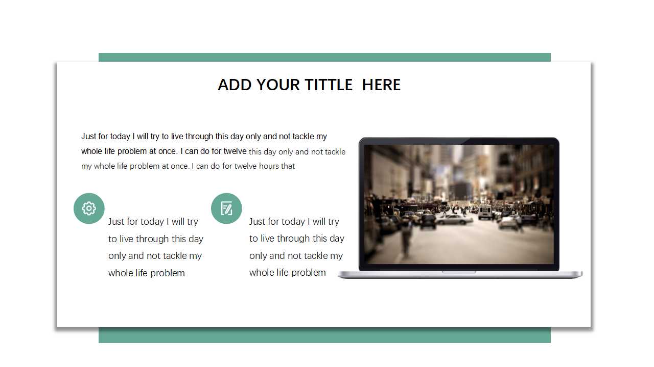 简洁大气欧美风城市高楼商务PPT模板