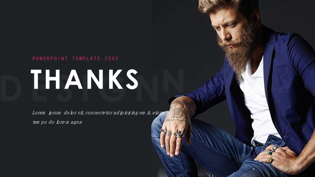 黑白简约欧美商务通用ppt模板