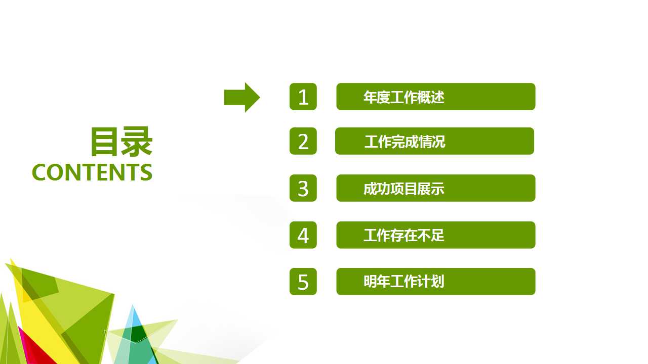 翠绿色PPT商务模板套装下载