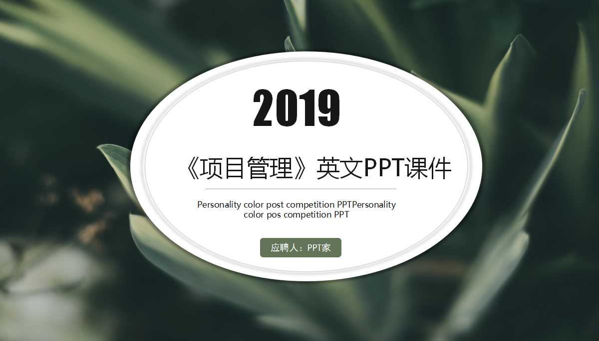 《项目管理》英文PPT课件