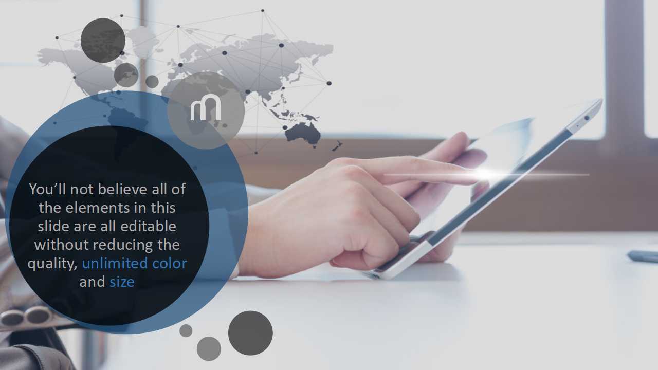 蓝色简洁欧美企业培训PPT模板