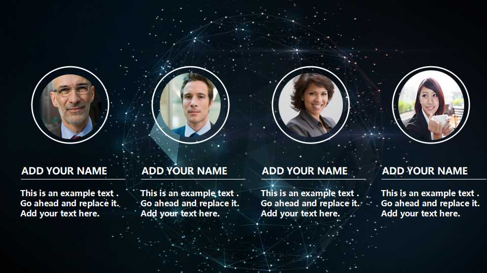 欧美风科技电子类通用PPT模板