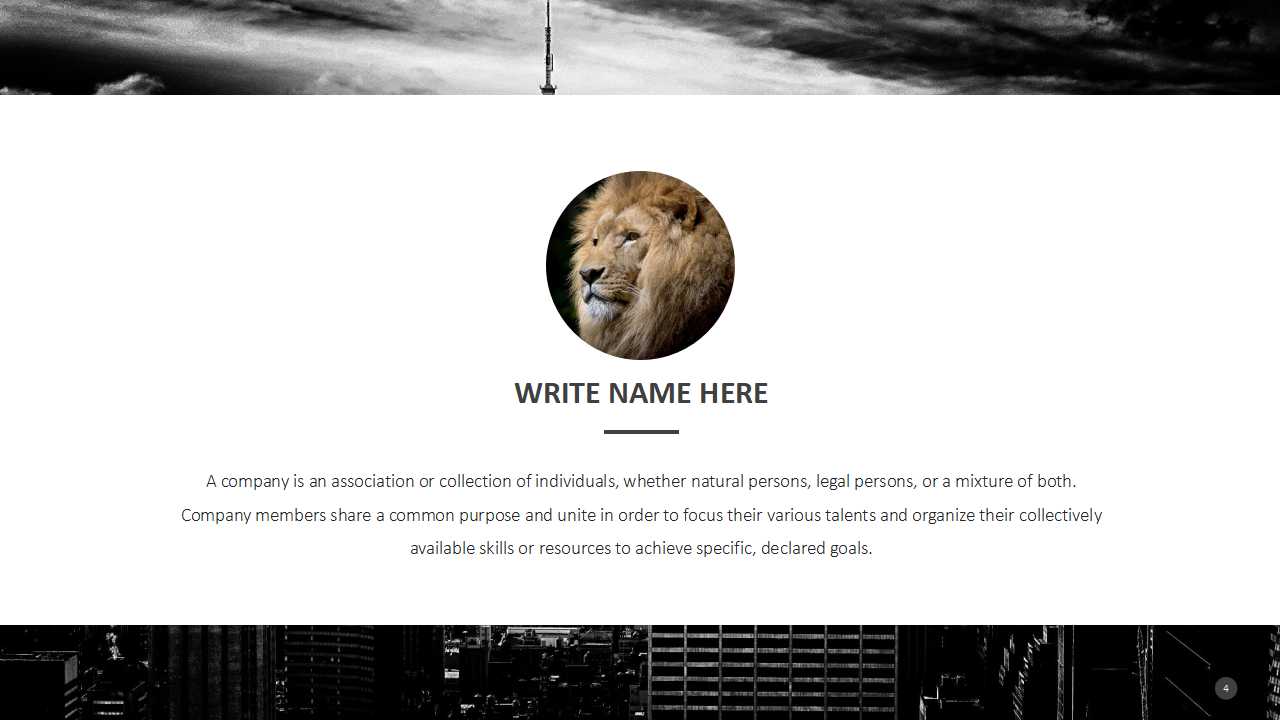 欧美范深色背景PPT模板