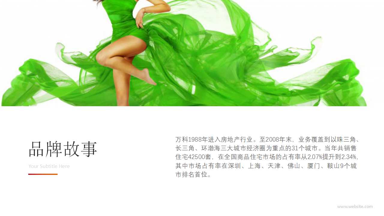 高端精美简约欧美时尚ppt模板