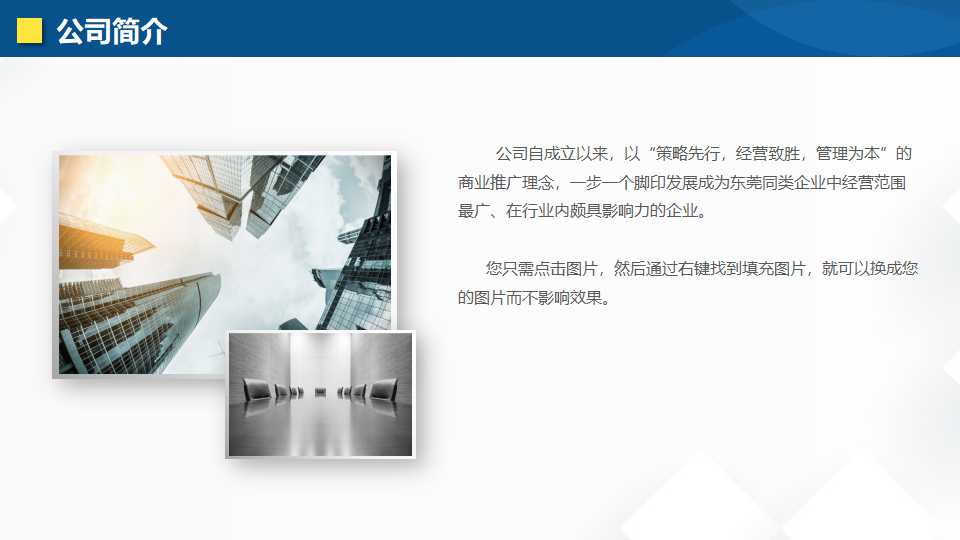 公司及产品介绍ppt模板