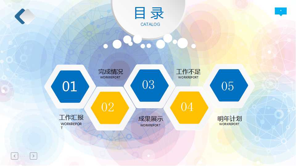 统计分析报告-商务行业PPT模板