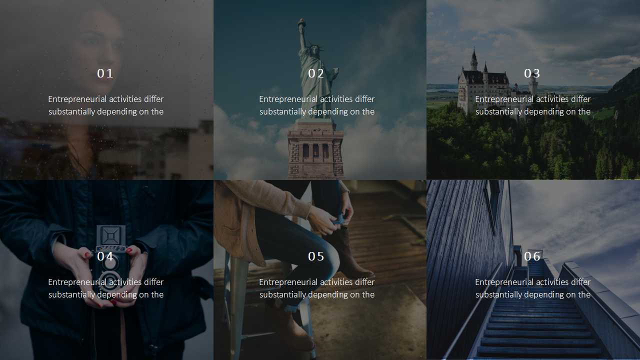 棕色创意欧美风企业宣传项目展示ppt模板