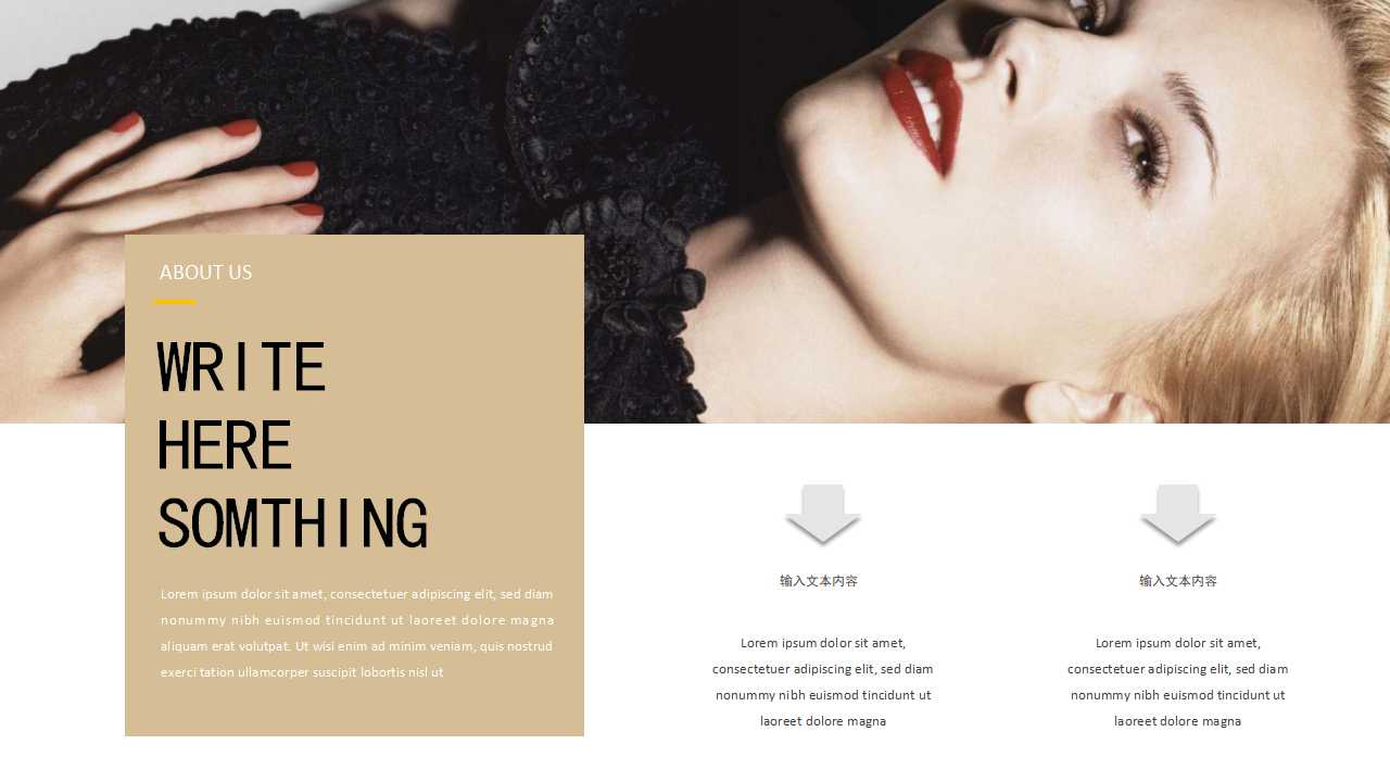 时尚简约欧美风商务计划书ppt模板