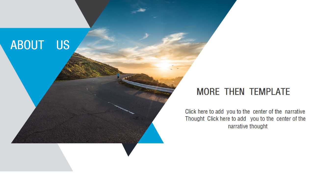 彩色方块灰色背景欧美风PPT模板