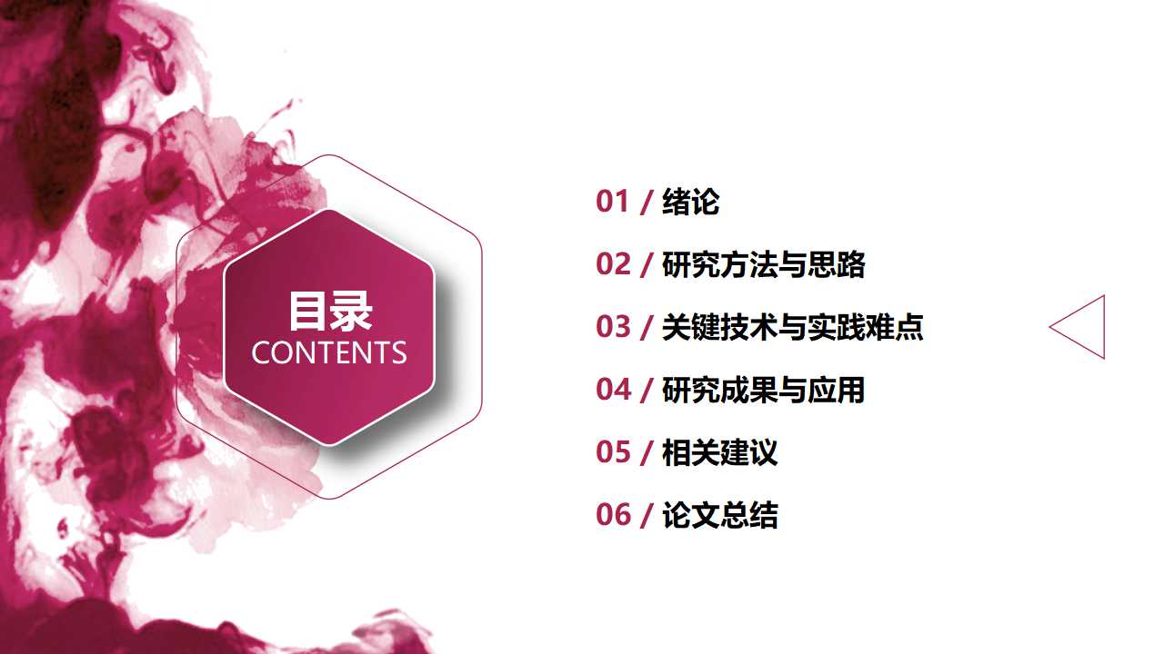 北京大学博士毕业答辩ppt模板