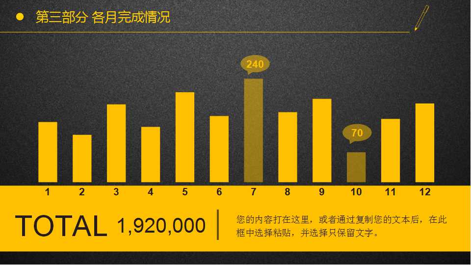 商务管理PPT模板：营销计划模板