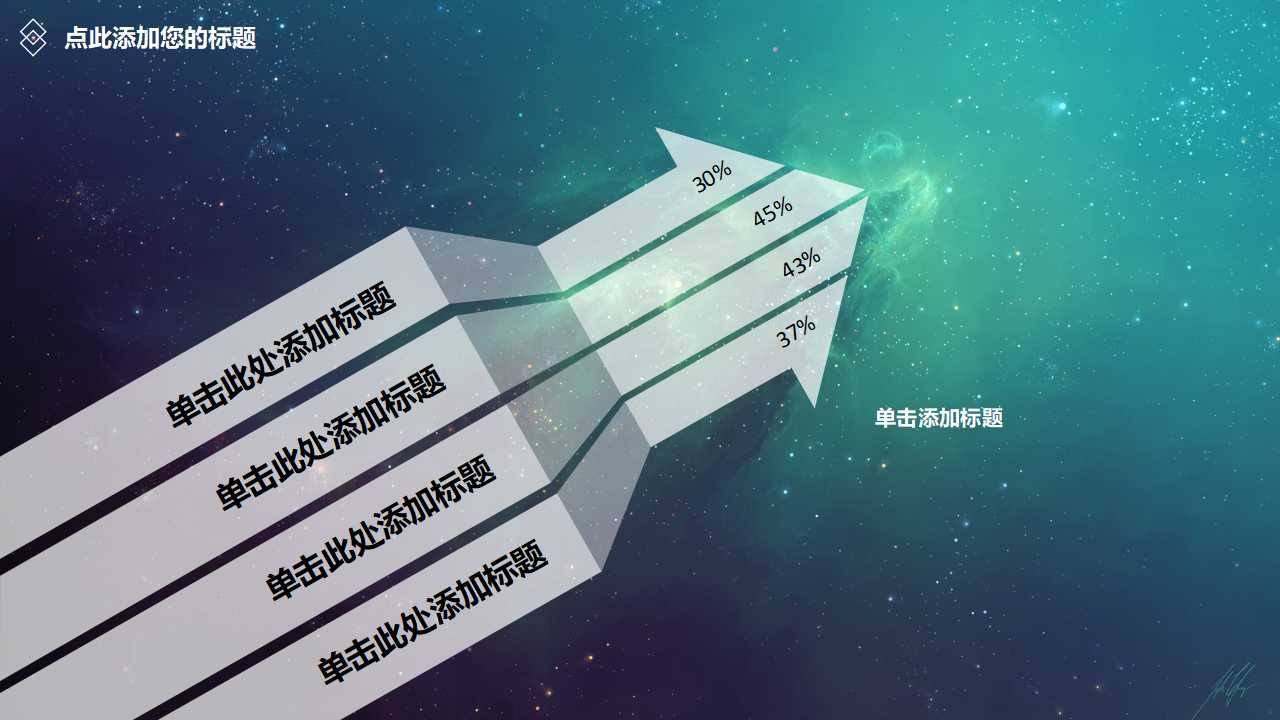 欧美大气医学科研报告ppt模板
