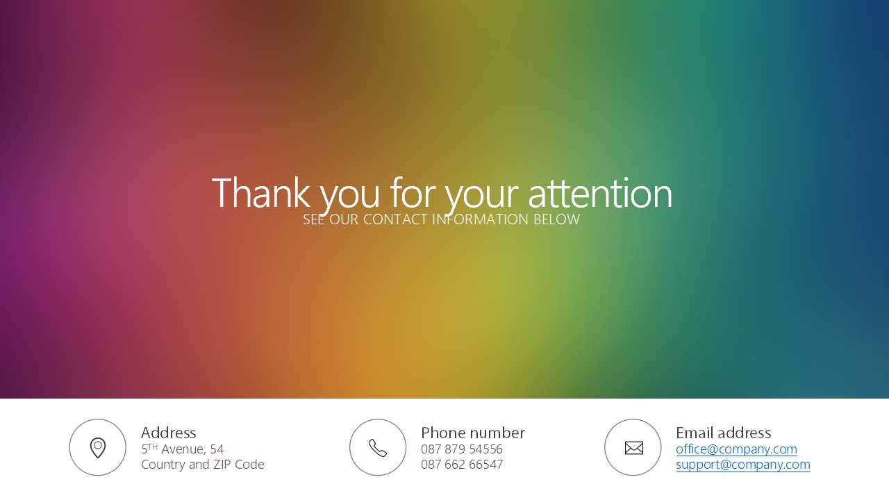 精美时尚英文欧美风通用ppt模板