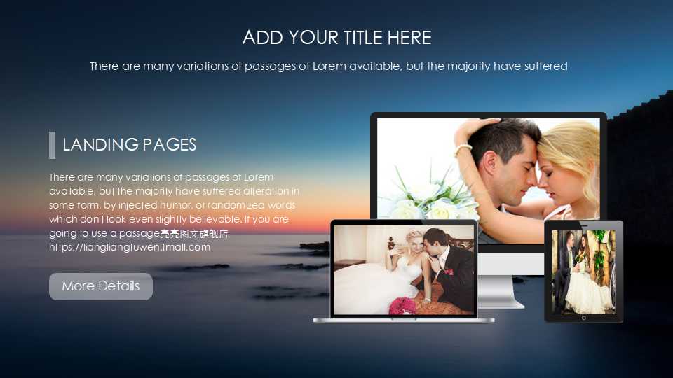 黑色创意科技欧美风ppt模板