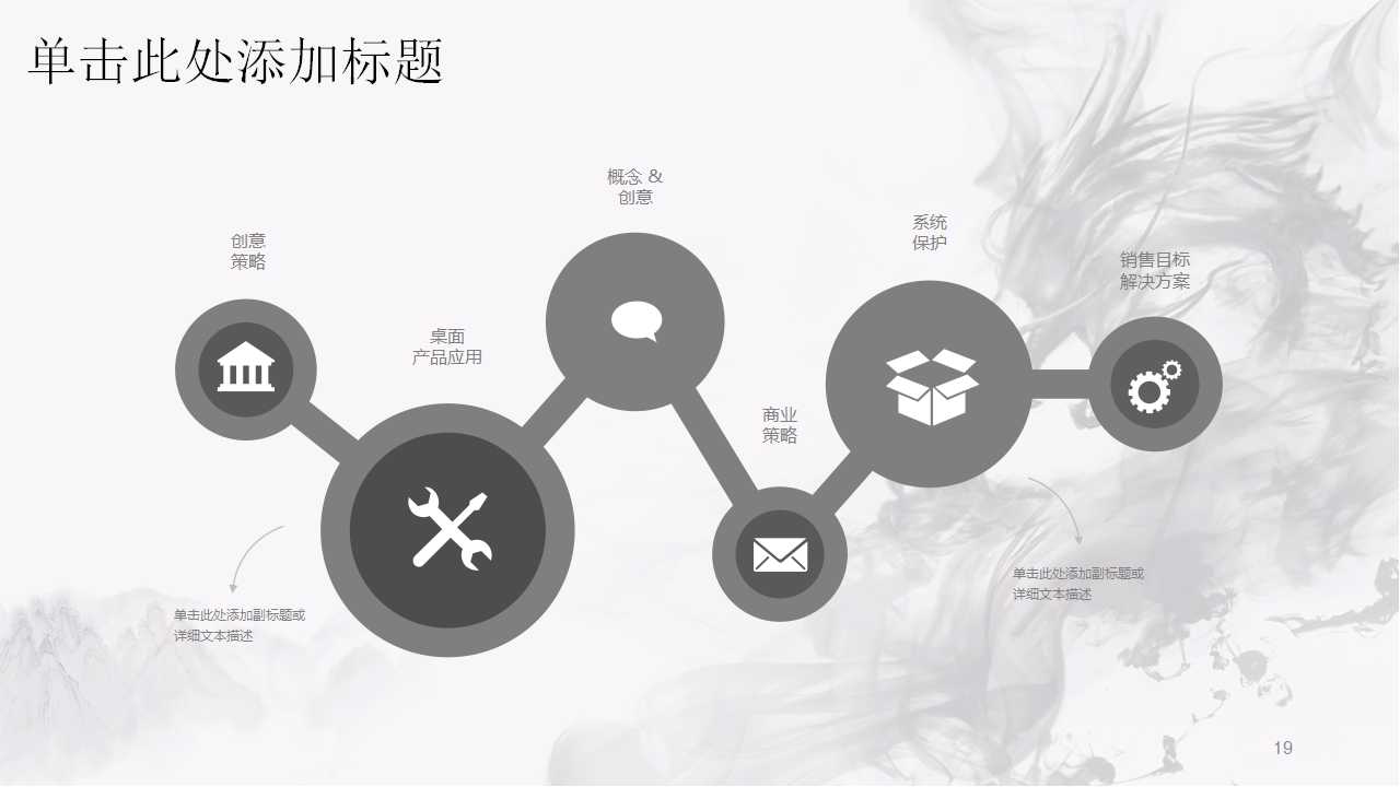 简约实用商务工作总结报告ppt模板