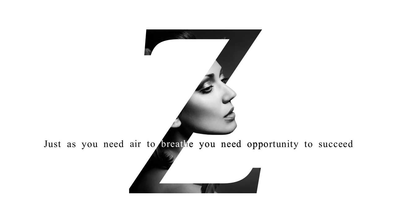 PPT模板国外女人