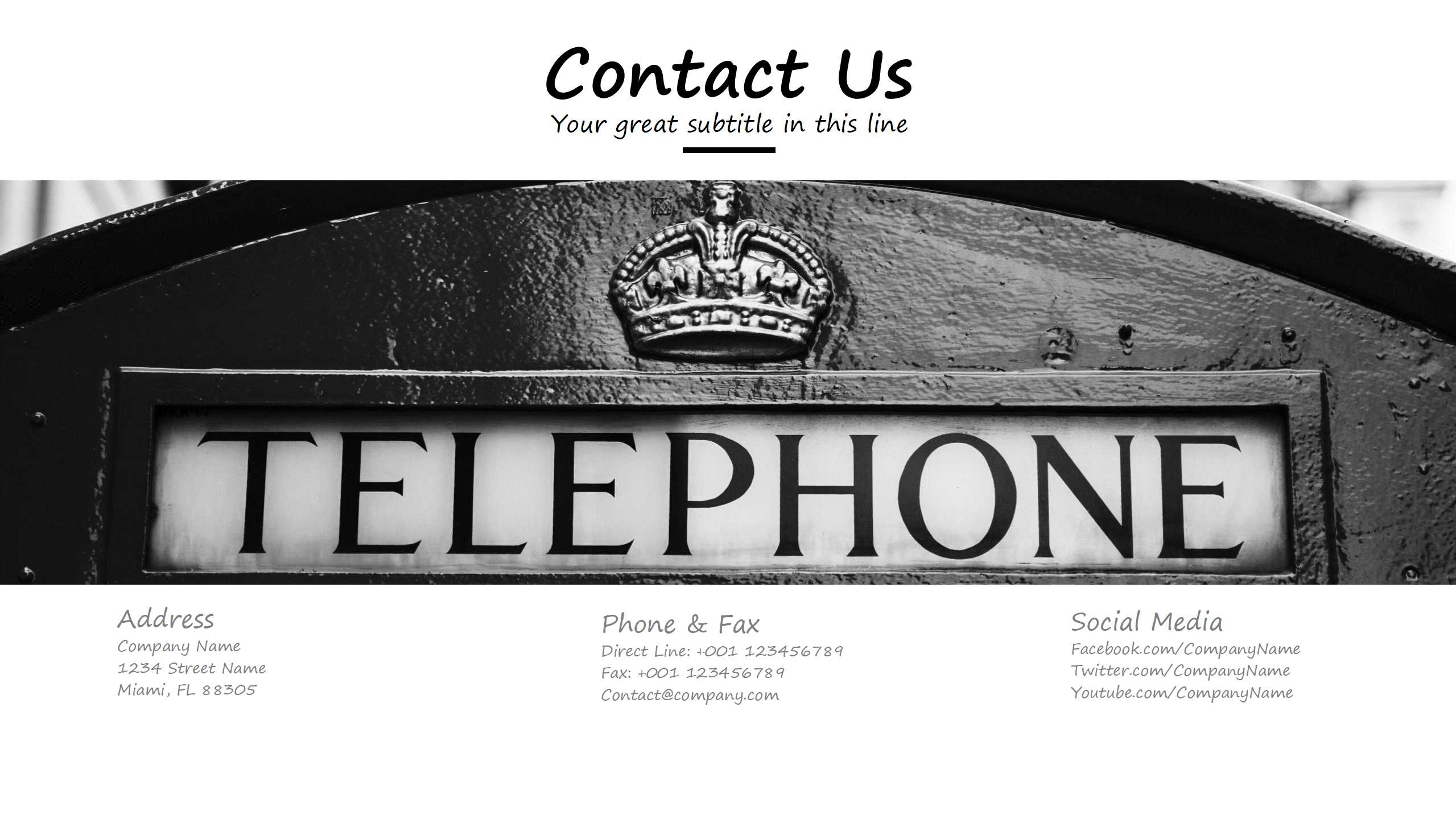 黑白欧美风格简约活动策划ppt模板