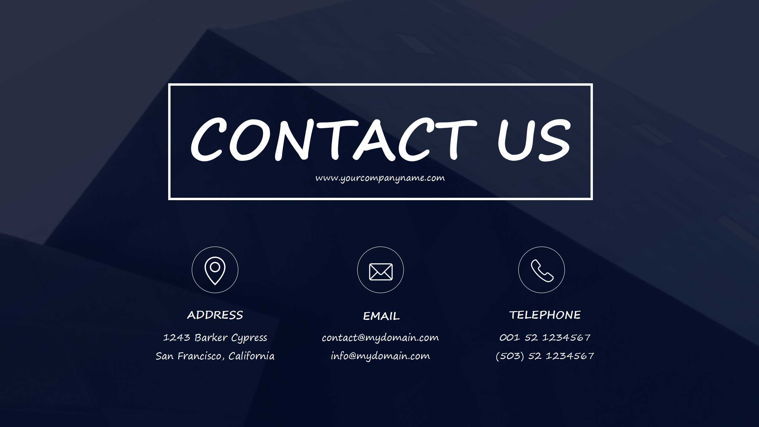 欧美简约风年度计划ppt模板