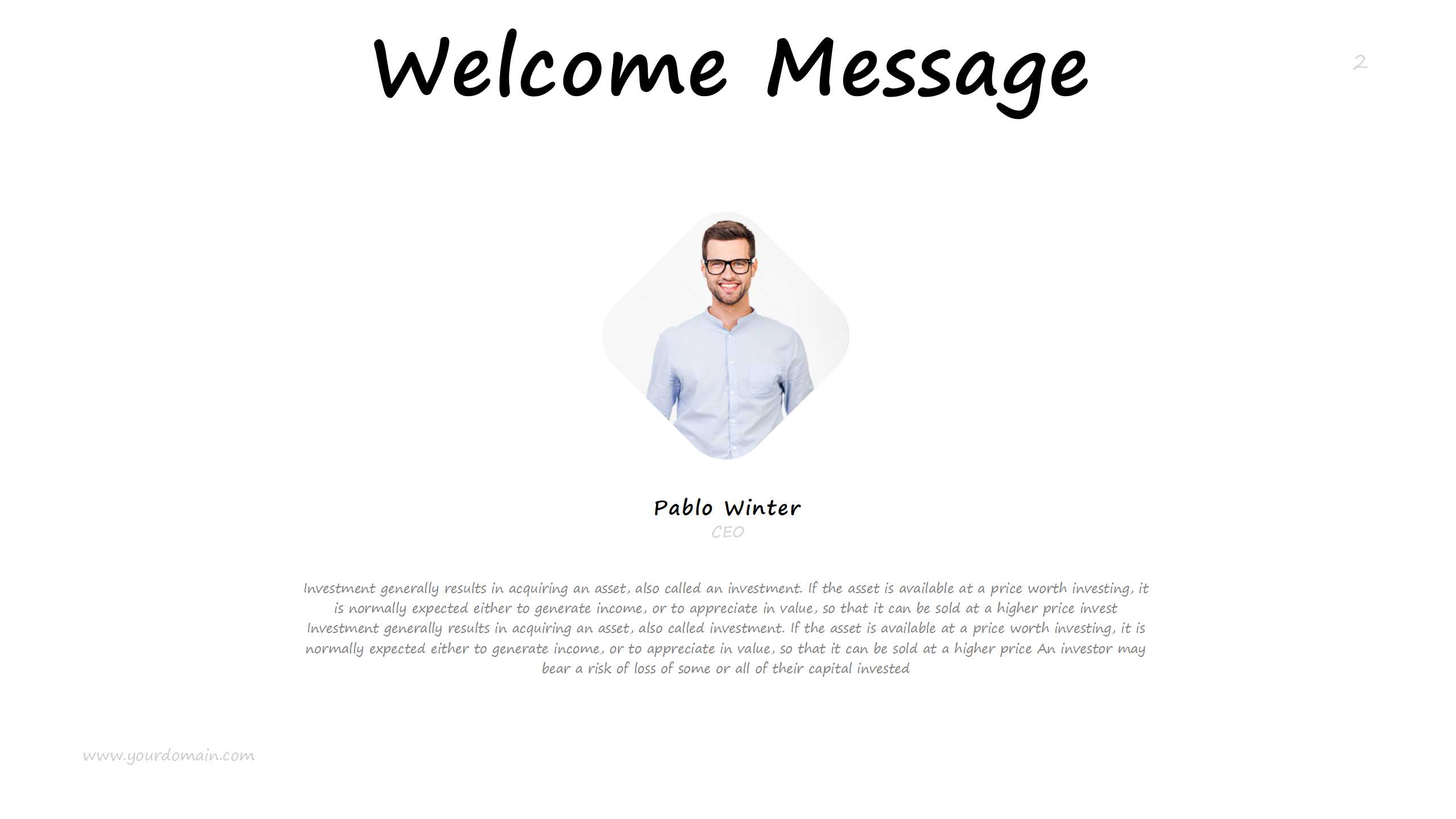 精美欧美风汇报ppt模板