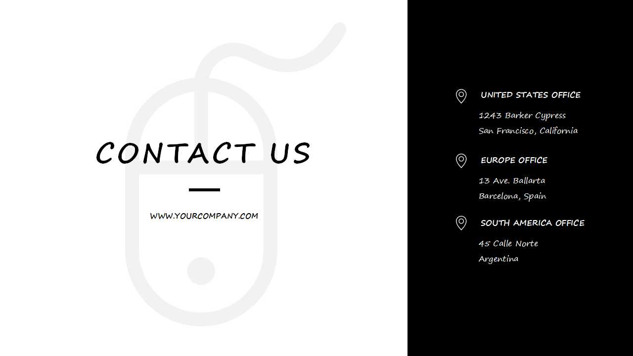 时尚简约欧美风格年度工作总结ppt模板