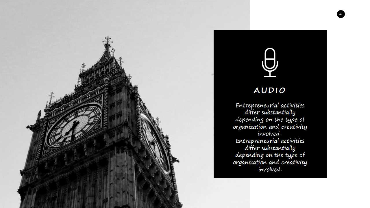 黑白欧美商务销售工作汇报ppt模板