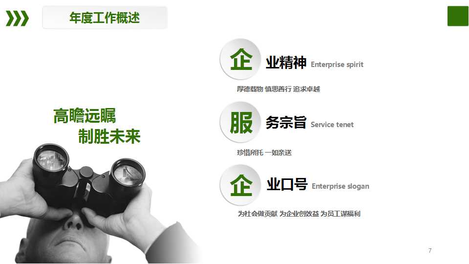 简约精品商务PPT模板