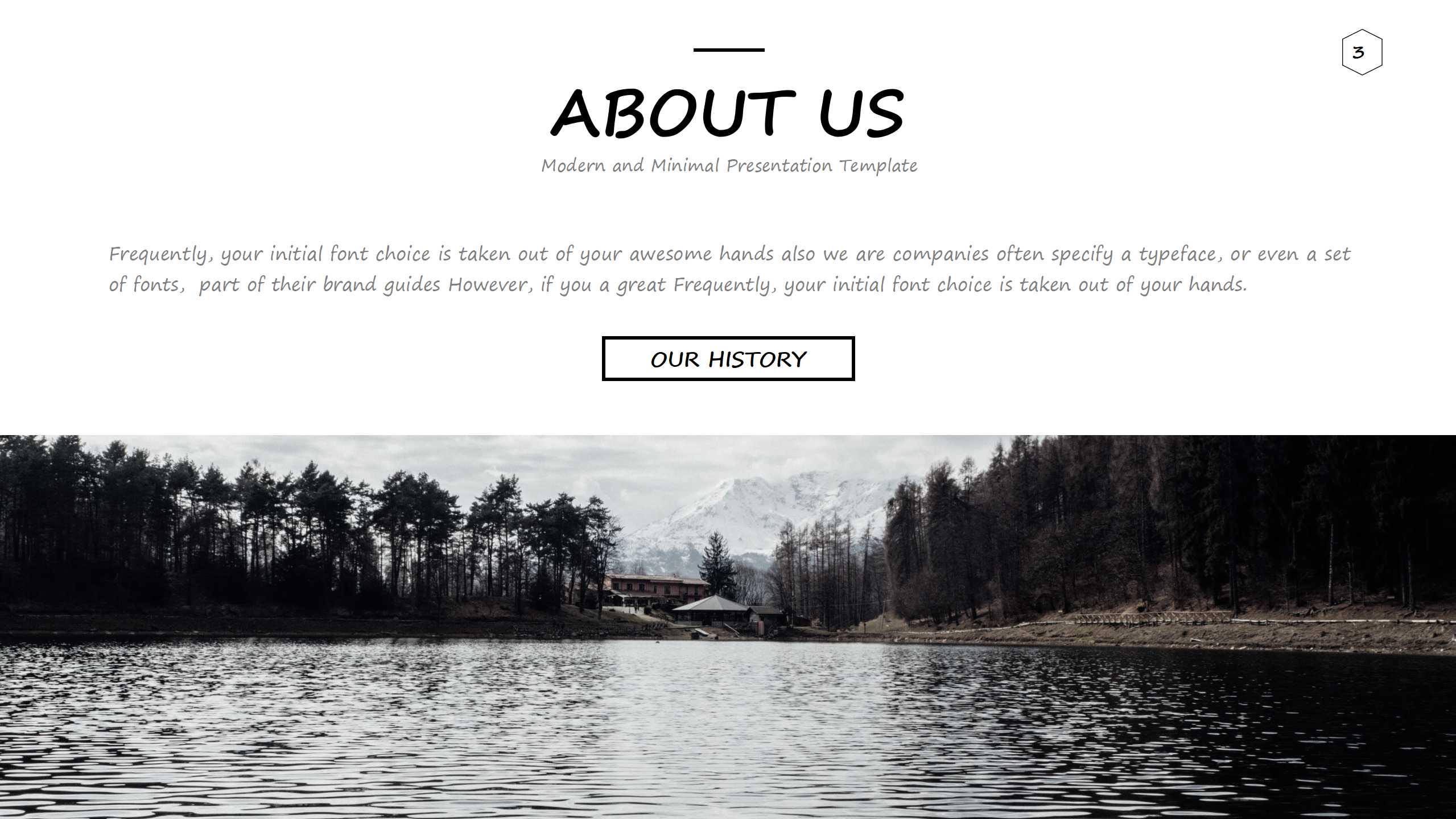 极致简约欧美英伦风PPT模板