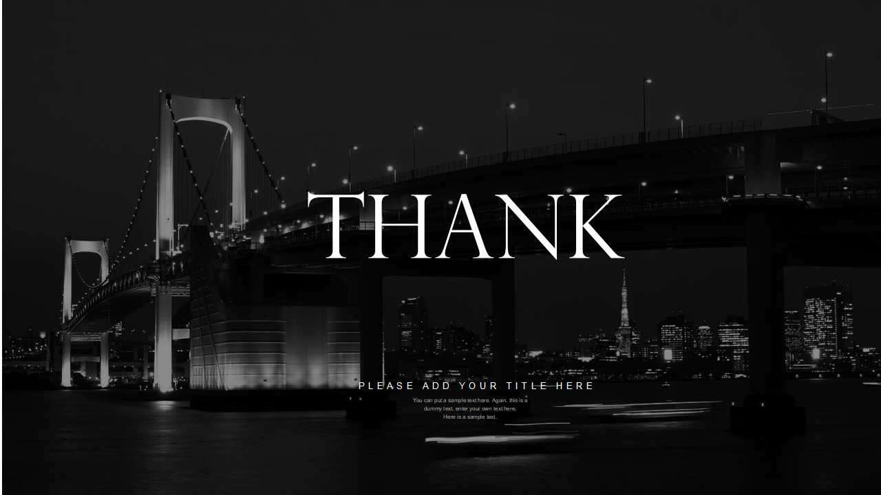 黑色时尚国外ppt模板