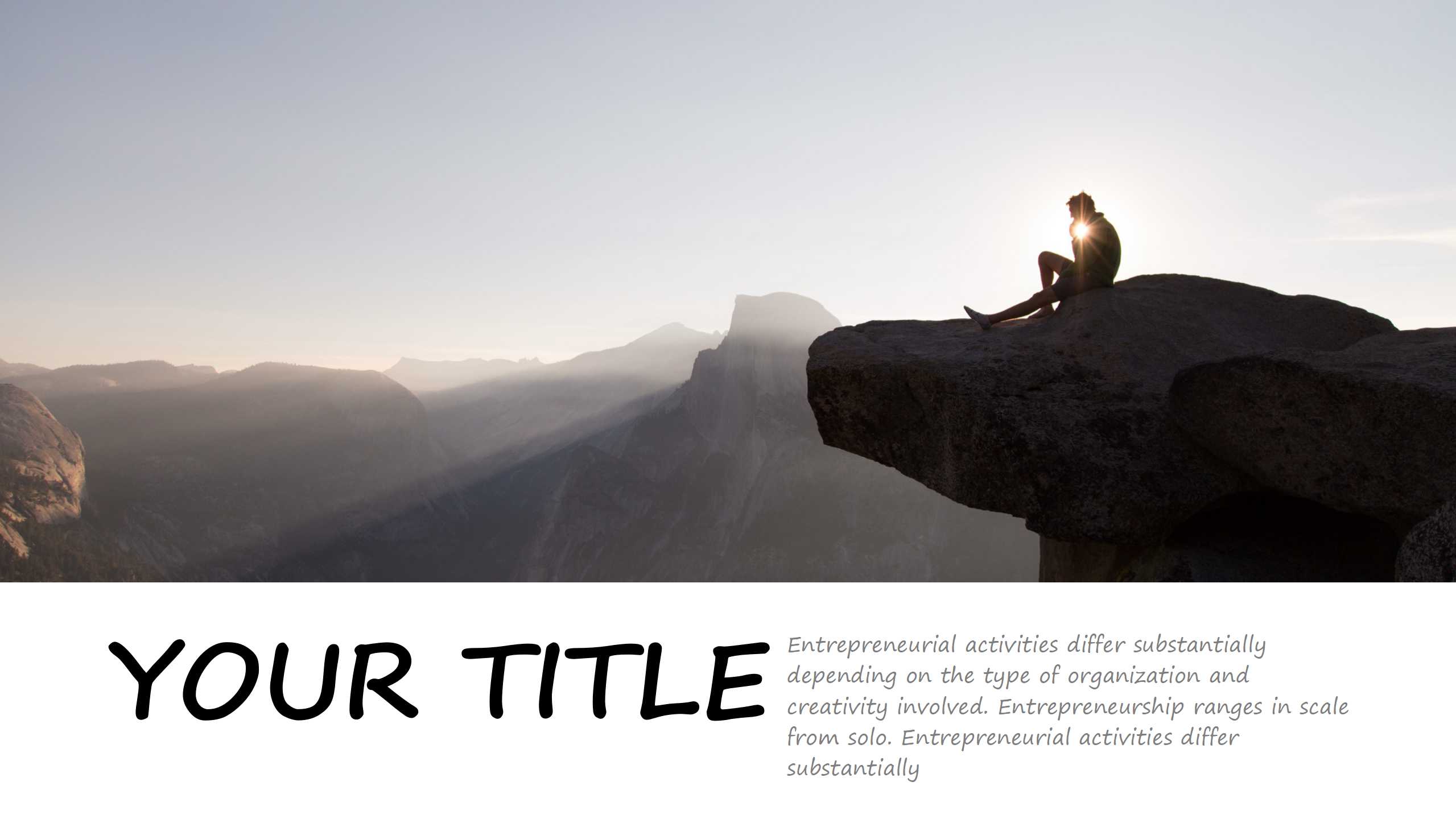 简洁商务欧美风ppt模板