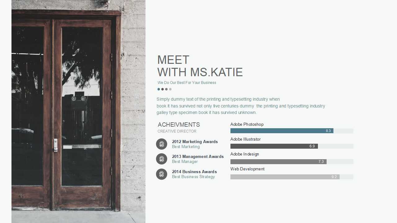 时尚欧美风商务工作总结ppt模板