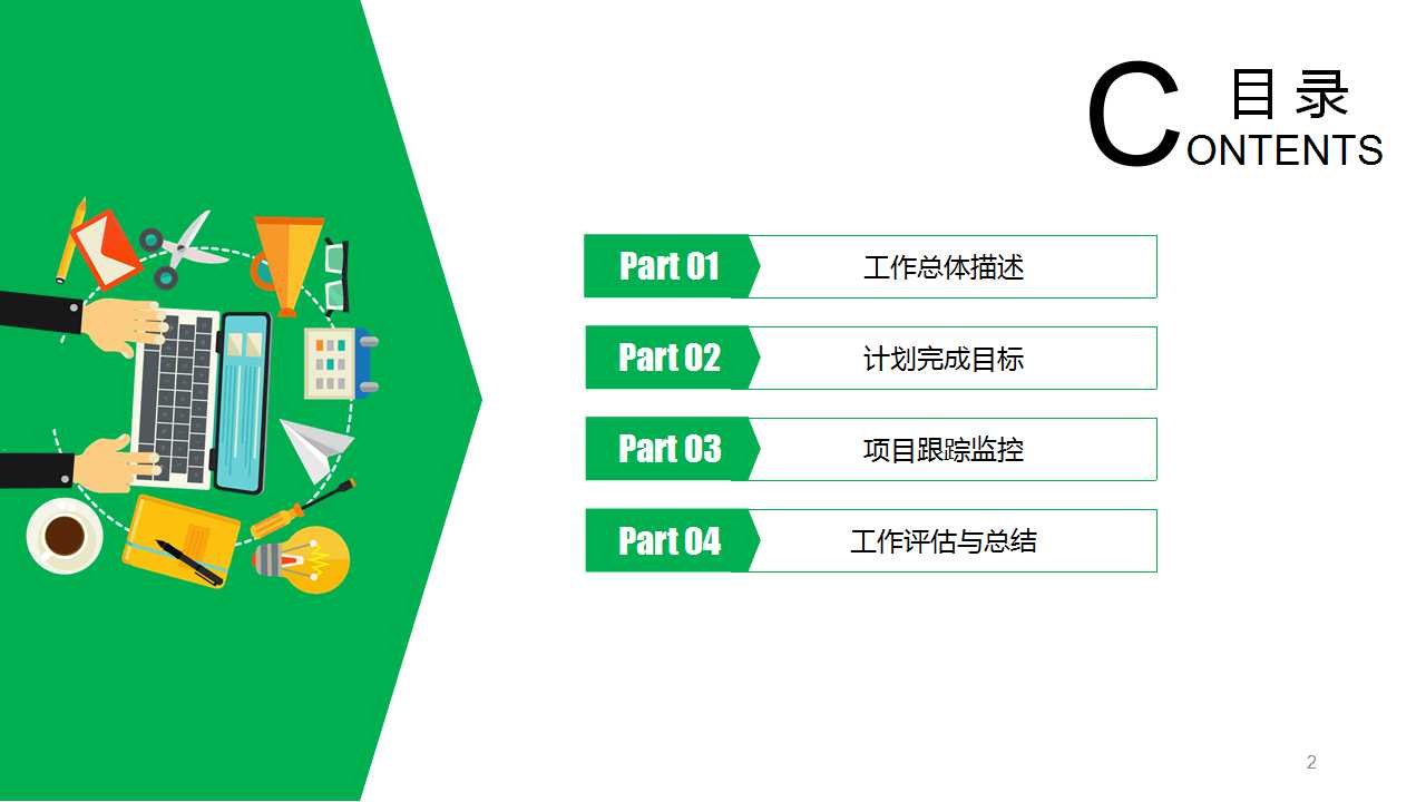 办公室背景扁平化商务汇报ppt模板