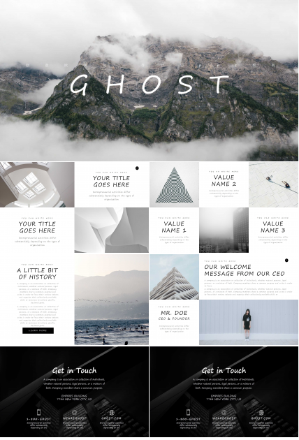 创意欧美风工作计划ppt模板