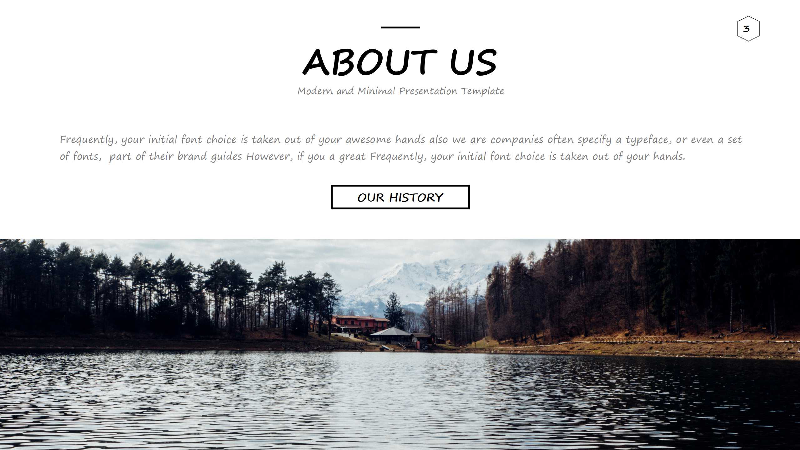 欧美简约风年度计划ppt模板