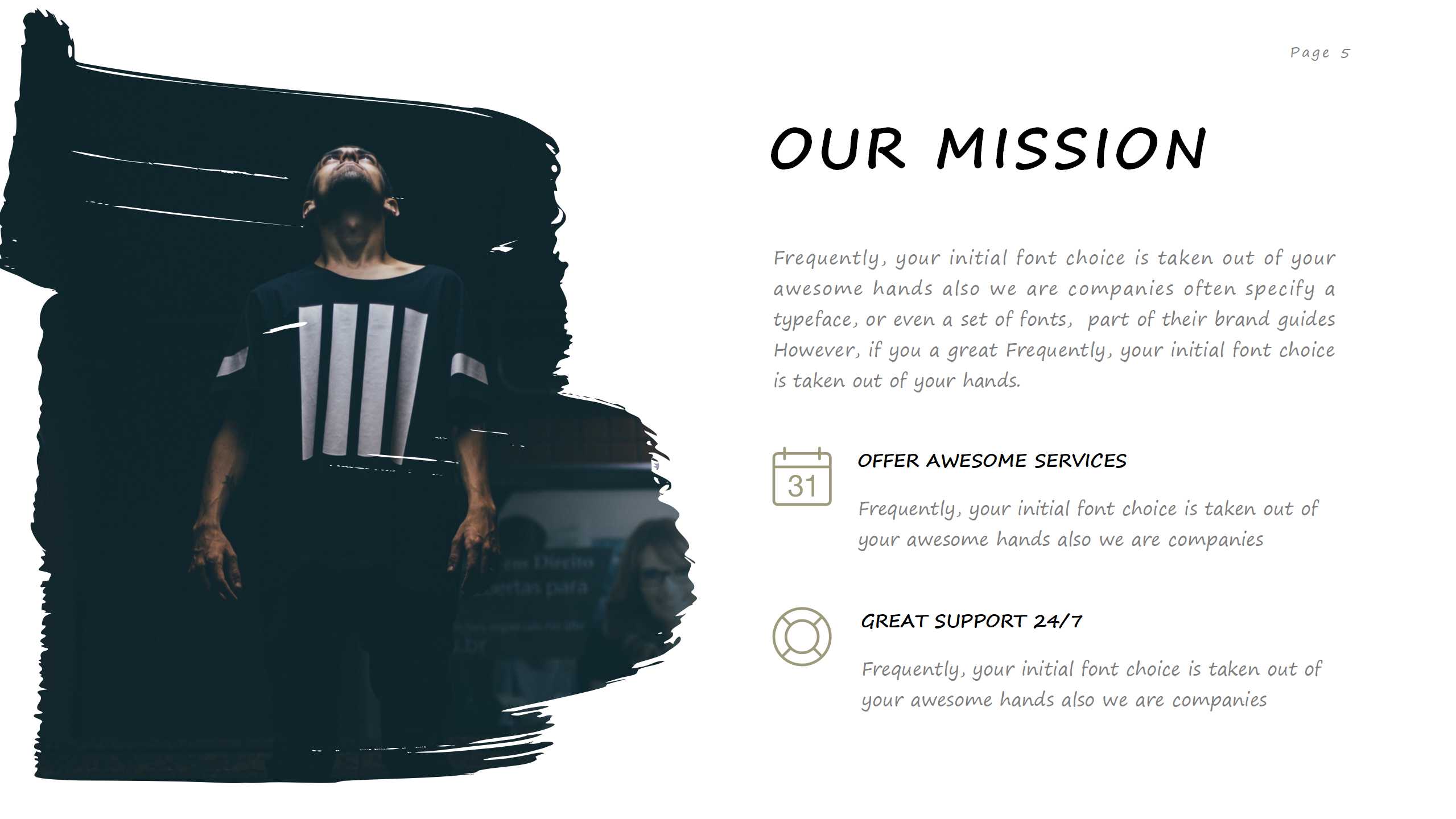 简约创意欧美风ppt模板