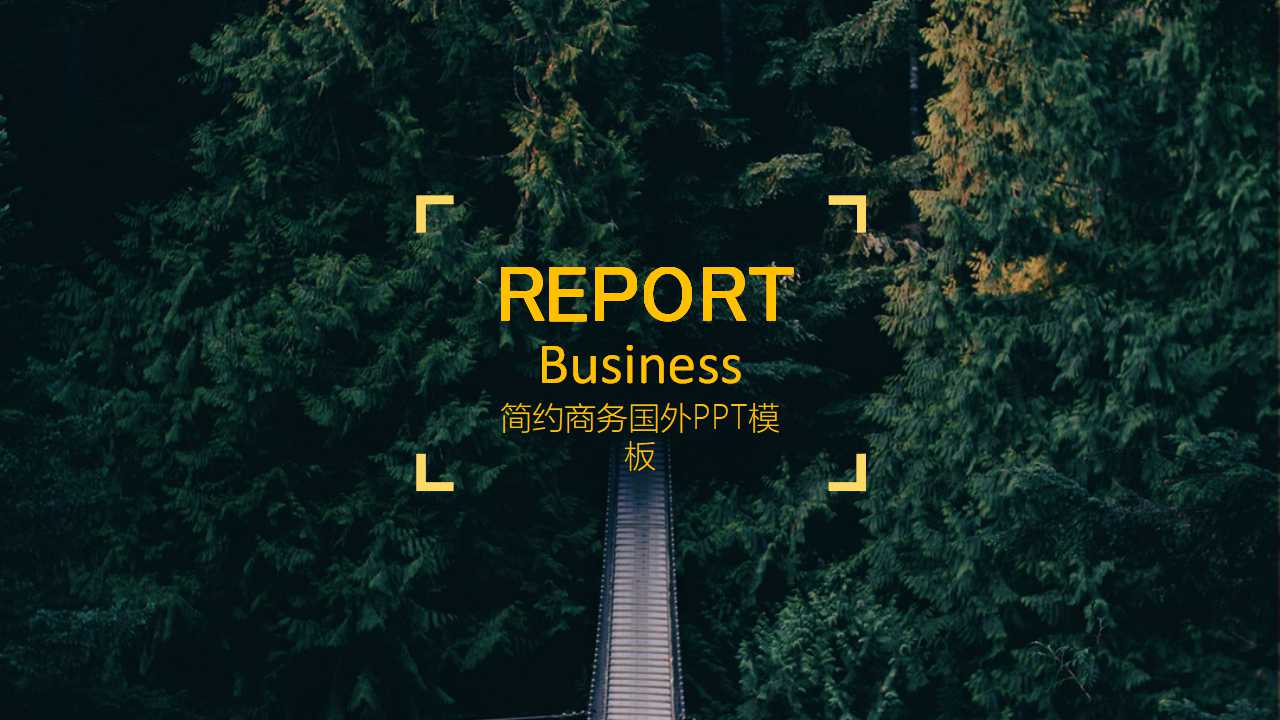 简约商务国外PPT模板