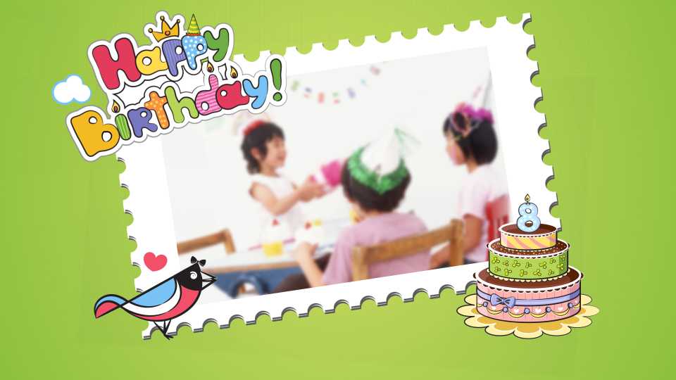 小孩百天ppt模板