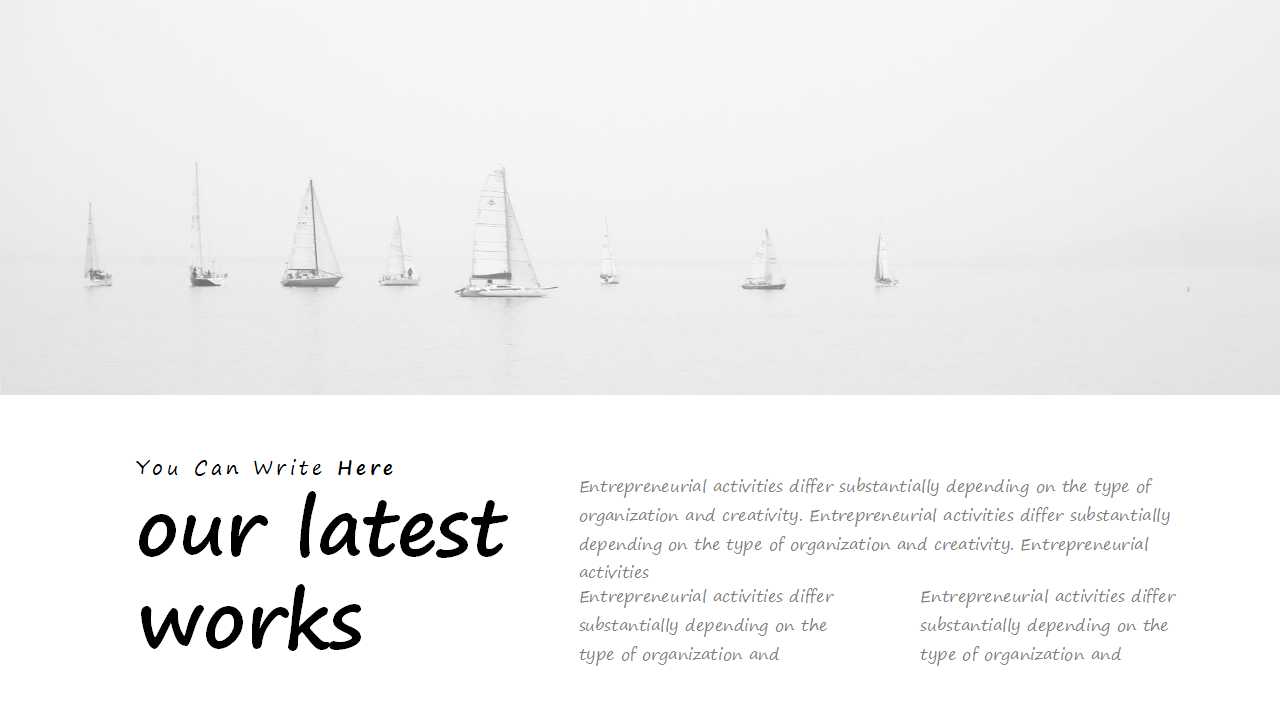 简约欧美商务工作总结汇报ppt模板