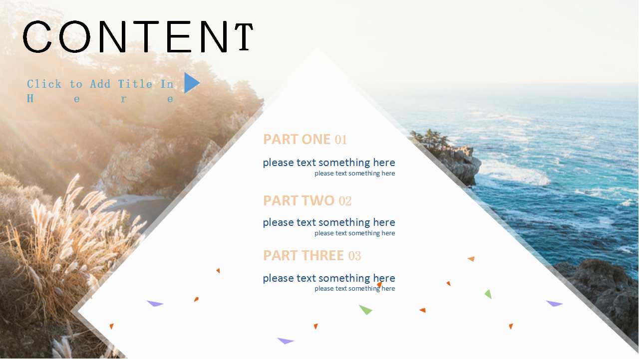 多图表清新简约商务PPT模板下载