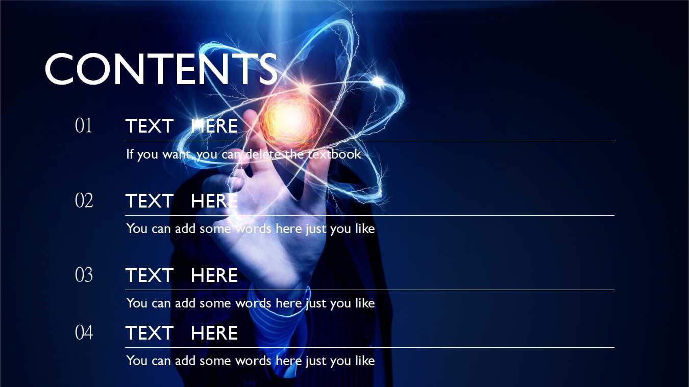 PPT模板_科技背景