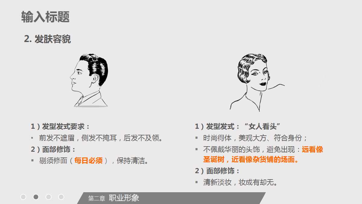 服务礼仪ppt模板