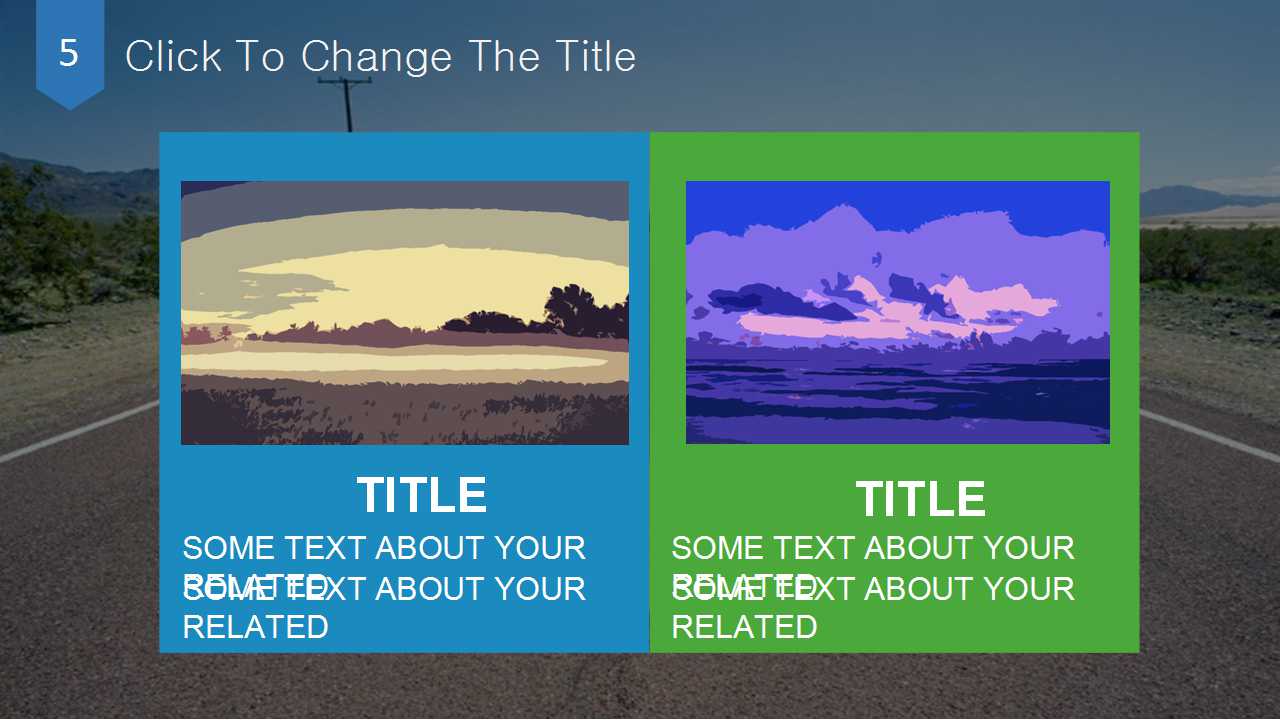 蓝色背景行业通用模板