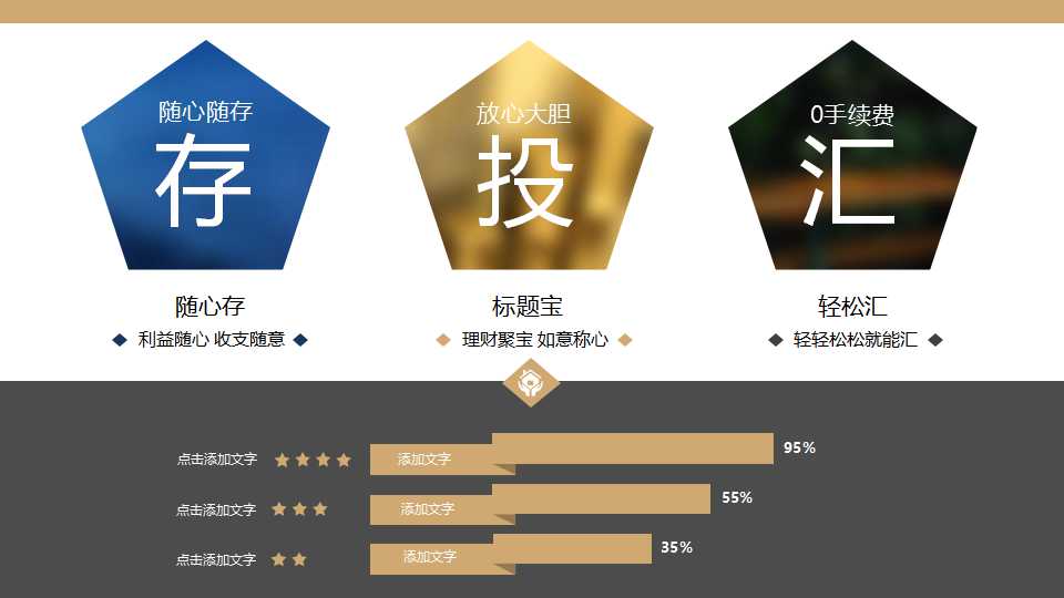 科技博览会项目演示-金融PPT模板