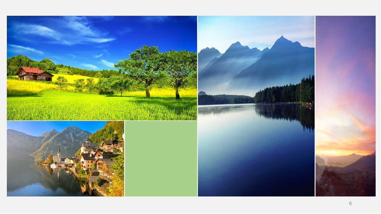 旅游景点通用PPT模板