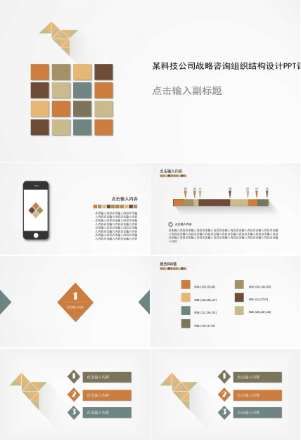 某科技公司战略咨询组织结构设计PPT课件