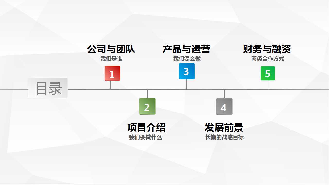 演示文稿通用模板